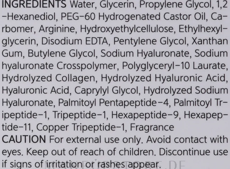 Glättendes und feuchtigkeitsspendendes Gesichtstonikum mit Peptiden und Hyaluronsäure