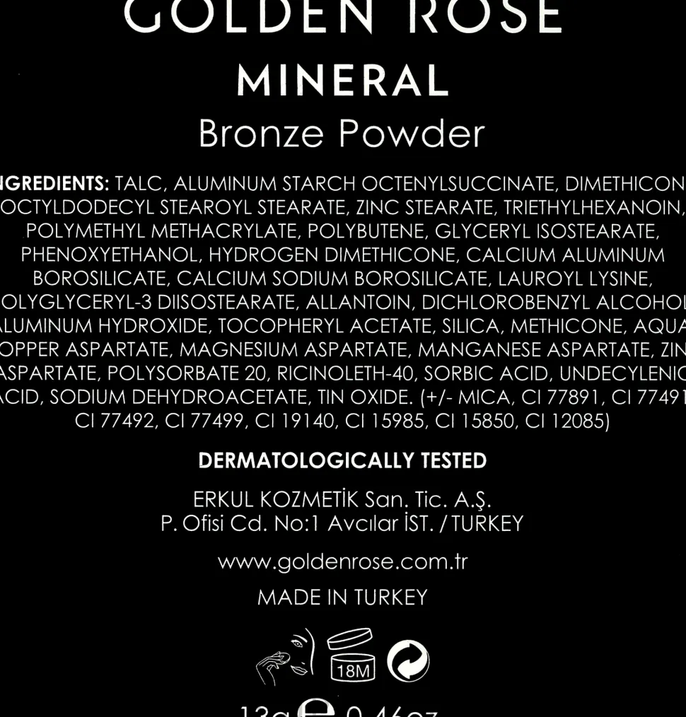 Golden Rose Mineral Bronzing Powder