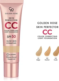 Golden Rose Skin Perfector CC Color Correcting Light Foundation