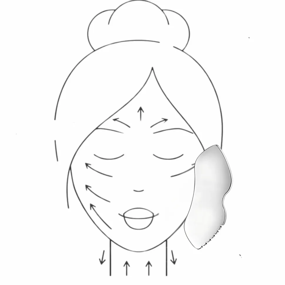 Gua Sha Metallmassagegerät