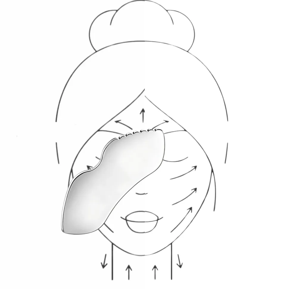 Gua Sha Metallmassagegerät