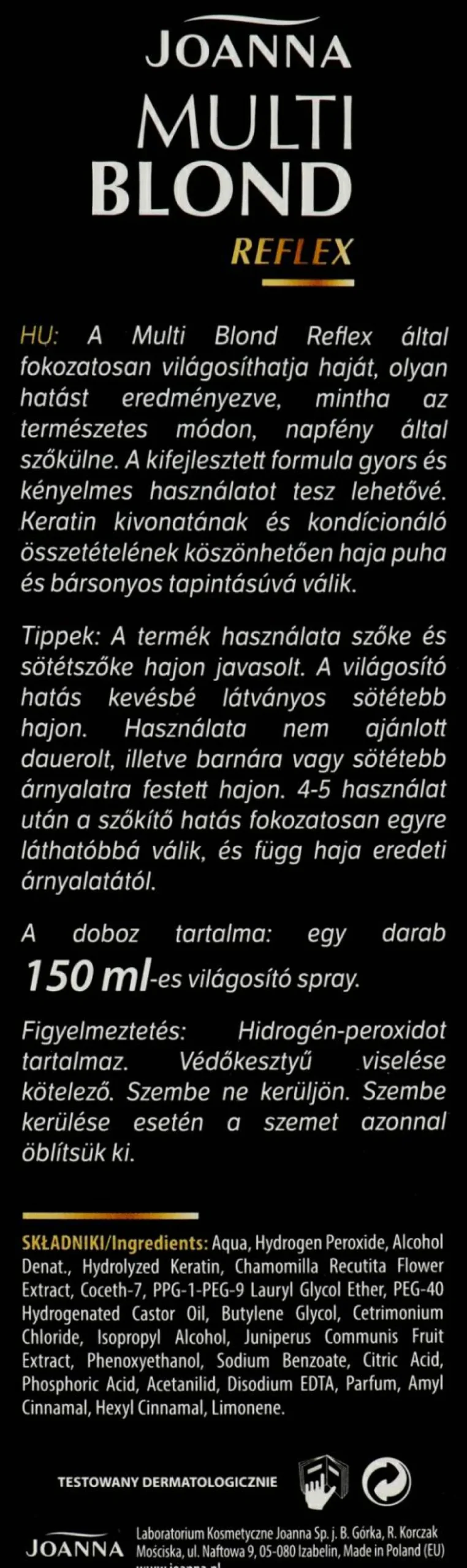 Haar Aufhellungsspray