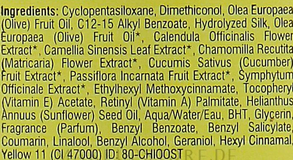 Haar- und Körperöl mit Olive und Seide