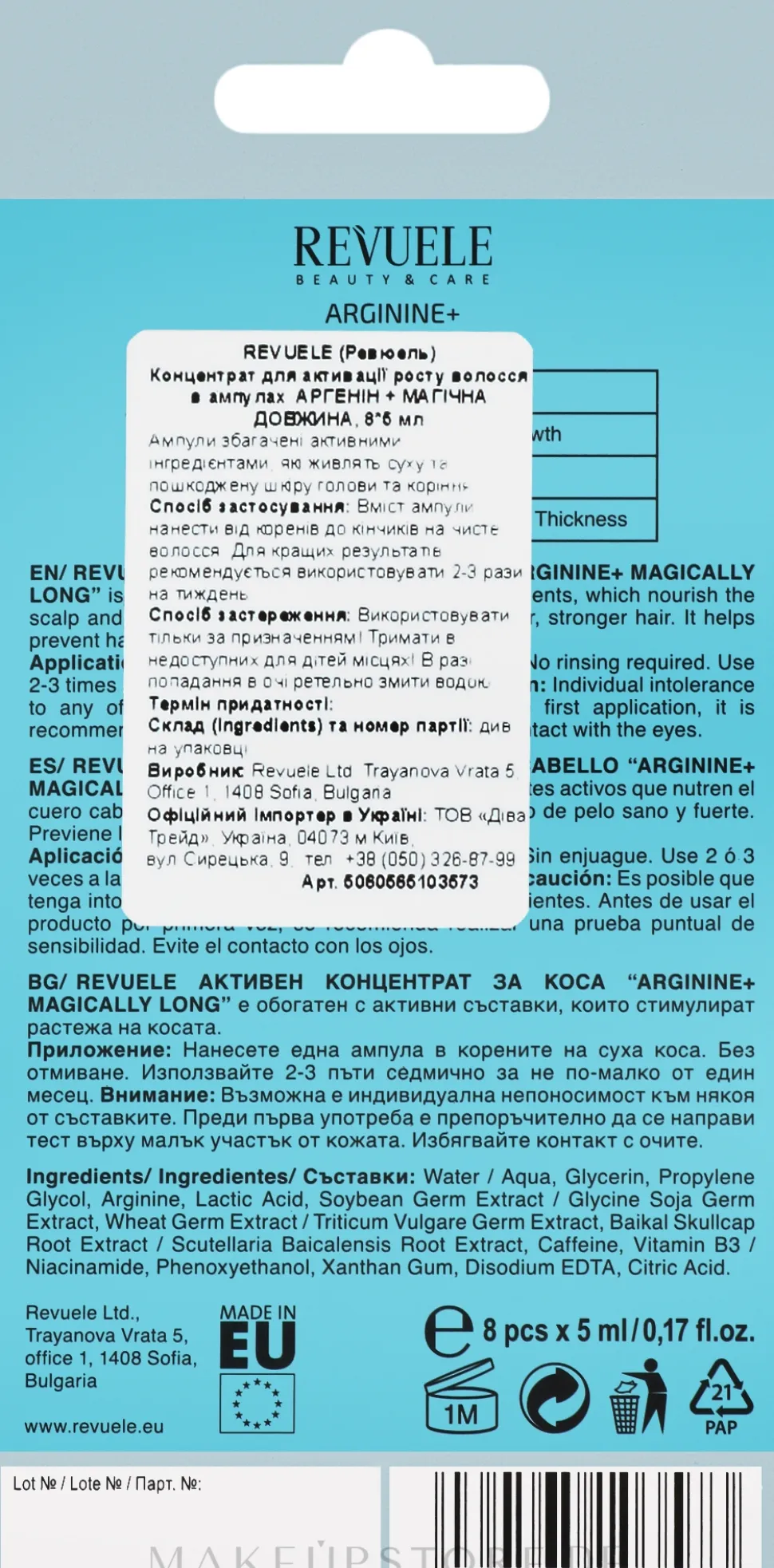 Haarampullen mit Arginin