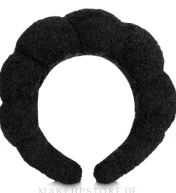 Haarband für routinemäßige Kosmetikbehandlungen, schwarz Easy Spa