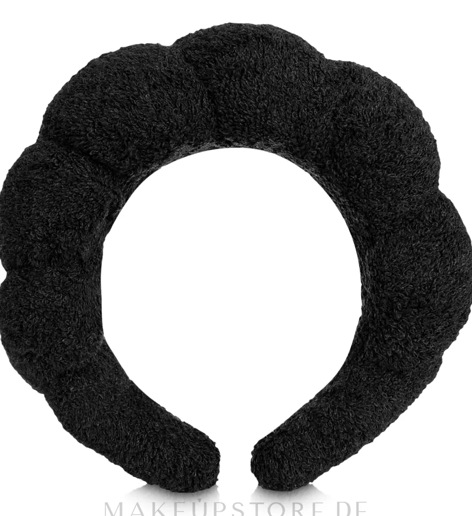 Haarband für routinemäßige Kosmetikbehandlungen, schwarz Easy Spa