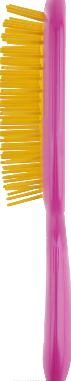 Haarbürste rosa-gelb