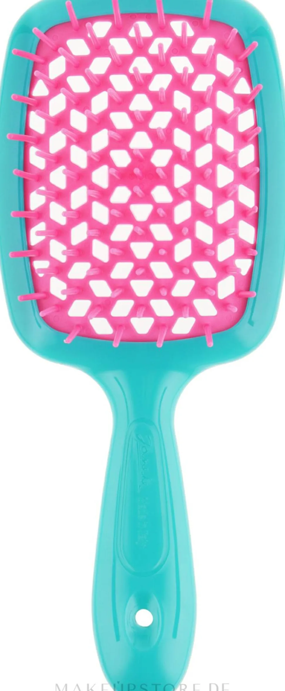 Haarbürste türkis mit rosa