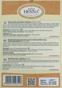 Haarfarbe auf Basis von indischem Henna