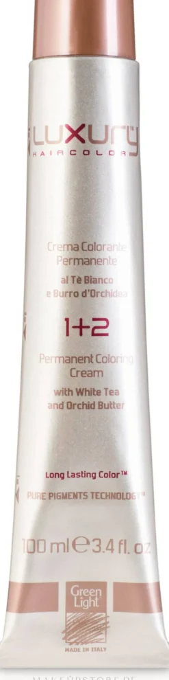 Haarfarbe-Creme mit weißem Tee und Orchideenextrakt
