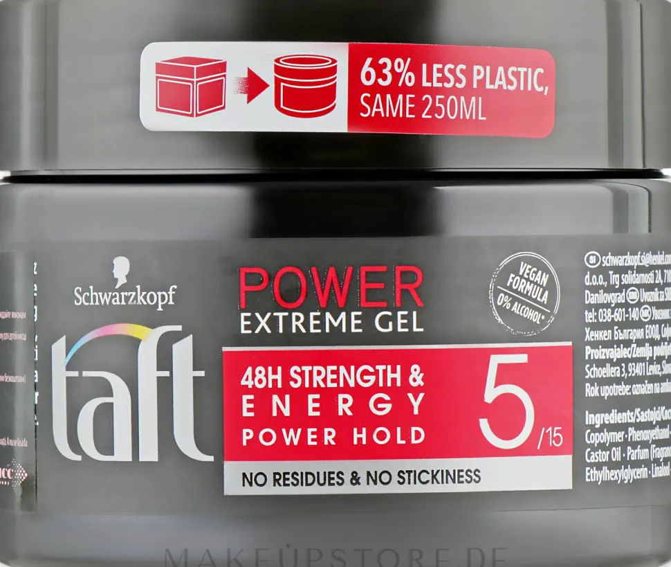 Haargel Power Extreme starker Halt