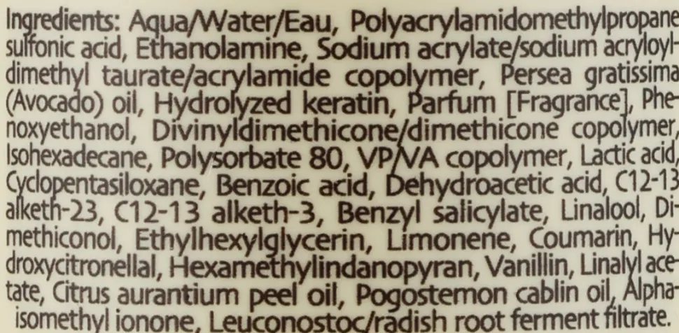 Haarglättungscreme