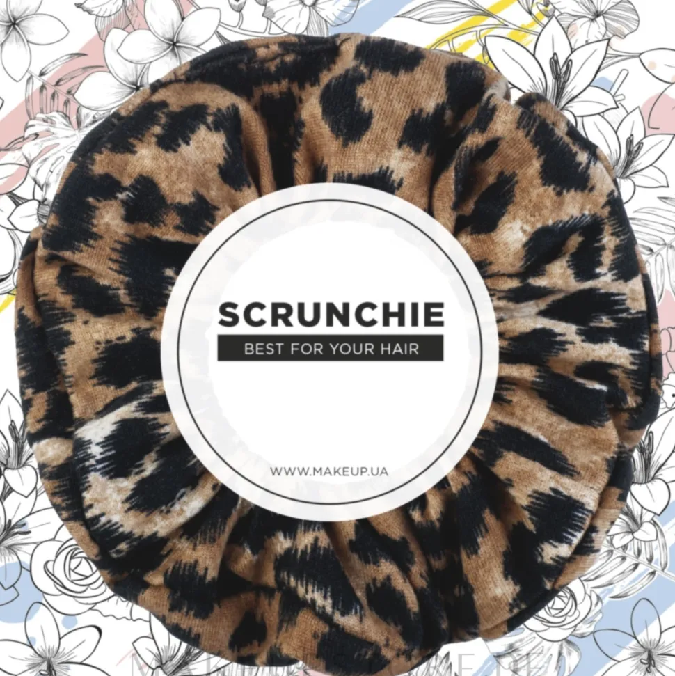 Haargummi Knit Fashion Classic Leopard