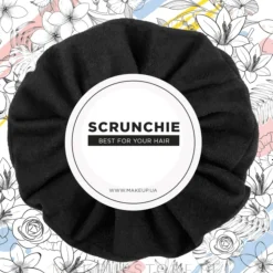 Haargummi Suede Classic schwarz