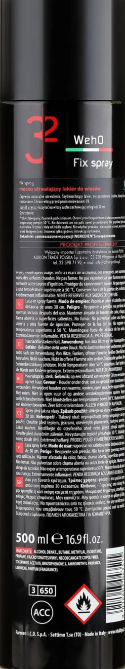 Haarlack für starken Halt