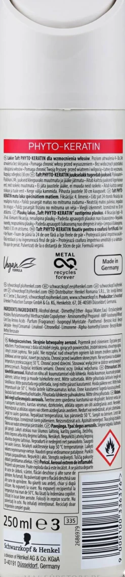 Haarlack mit Keratin Exra starker Halt