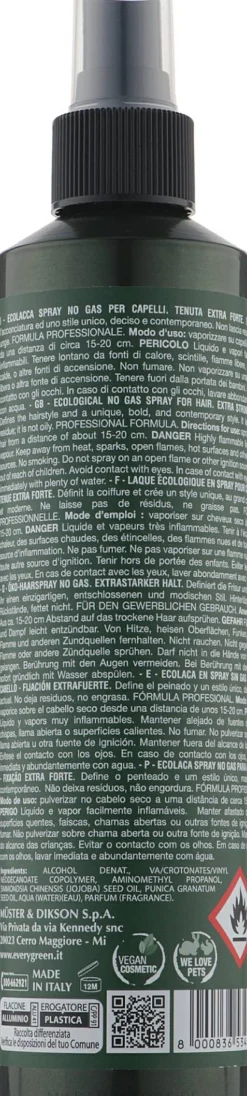 Haarlack ohne Gas