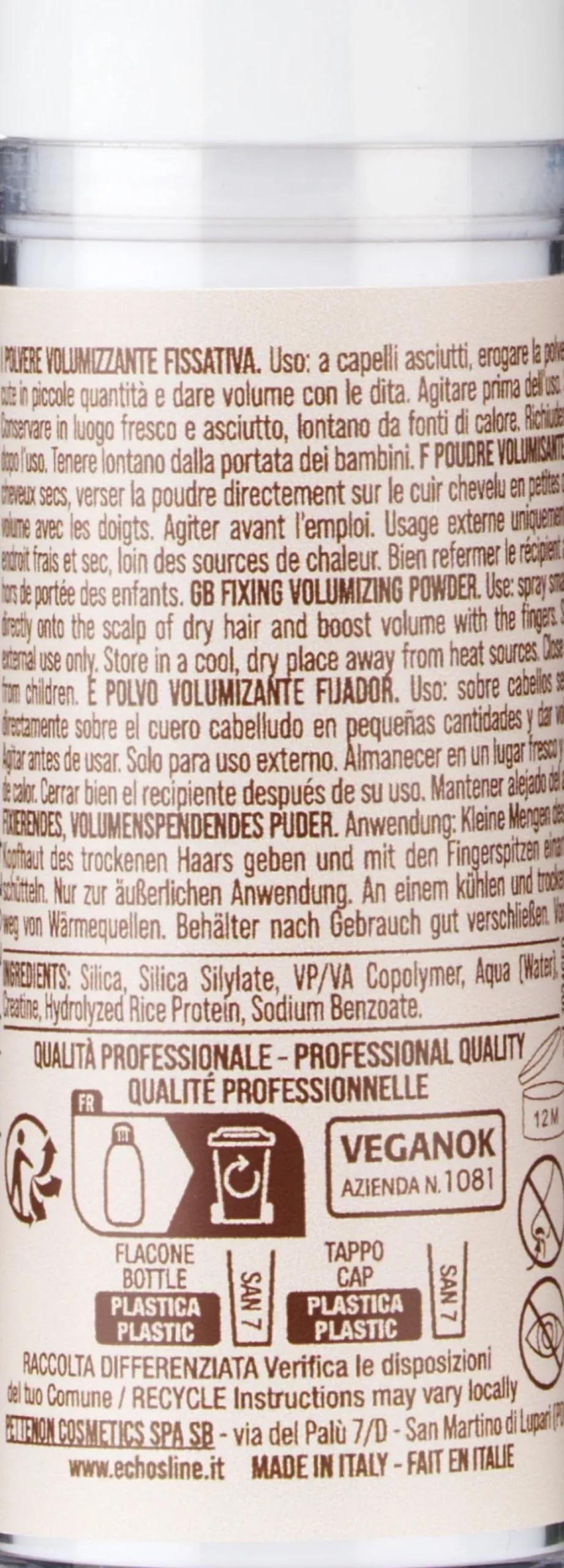 Haarpuder für mehr Volumen