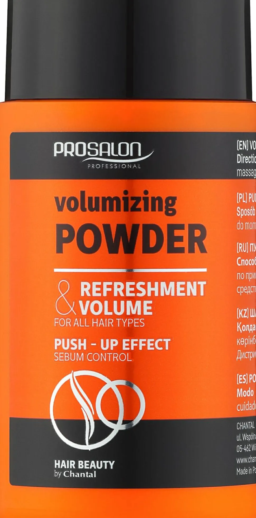 Haarpuder für mehr Volumen und Push-up-Effekt am Ansatz