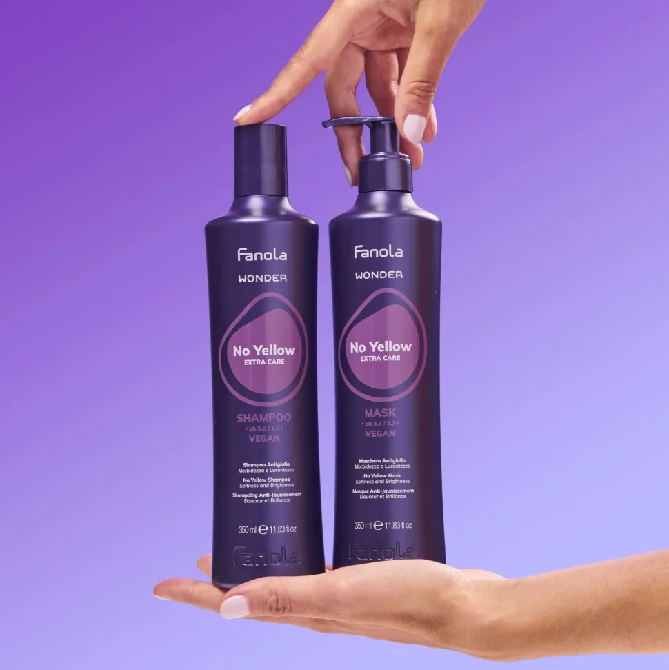 Haarshampoo gegen Gelbstich