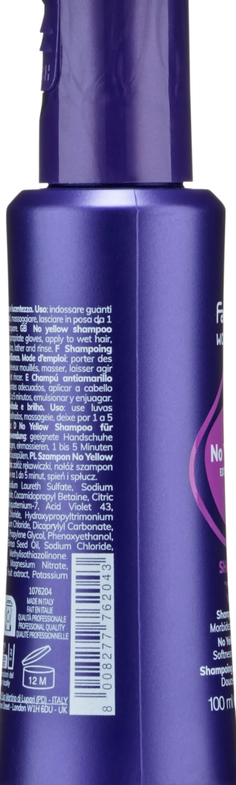 Haarshampoo gegen Gelbstich