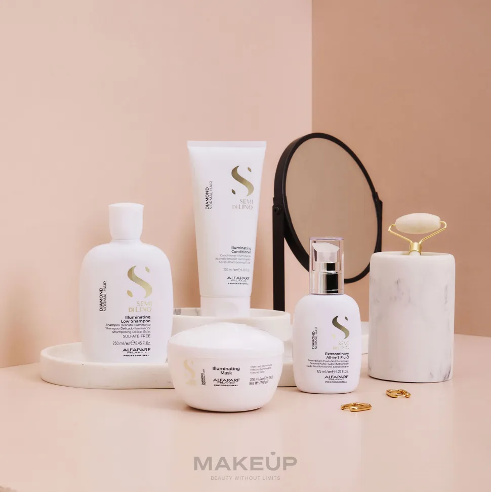 Haarshampoo für mehr Glanz mit Diamantpartikeln