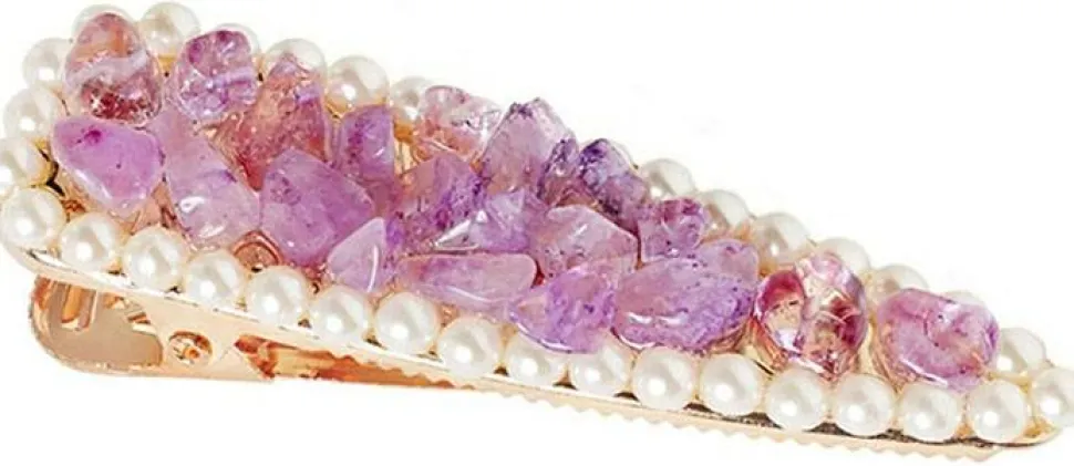Haarspange Amethyst