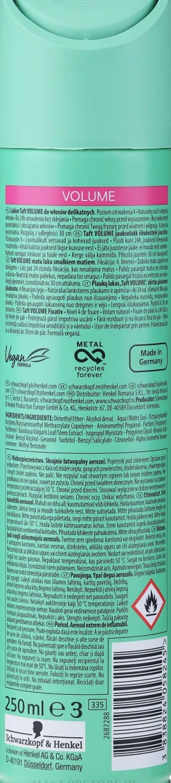 Haarspray für mehr Volumen Extra starker Halt