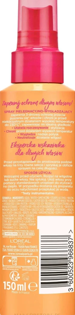 Haarspray mit Vitaminen und Rizinusöl