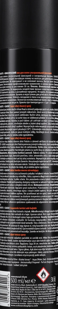 Haarspray mit ultrastarkem Halt