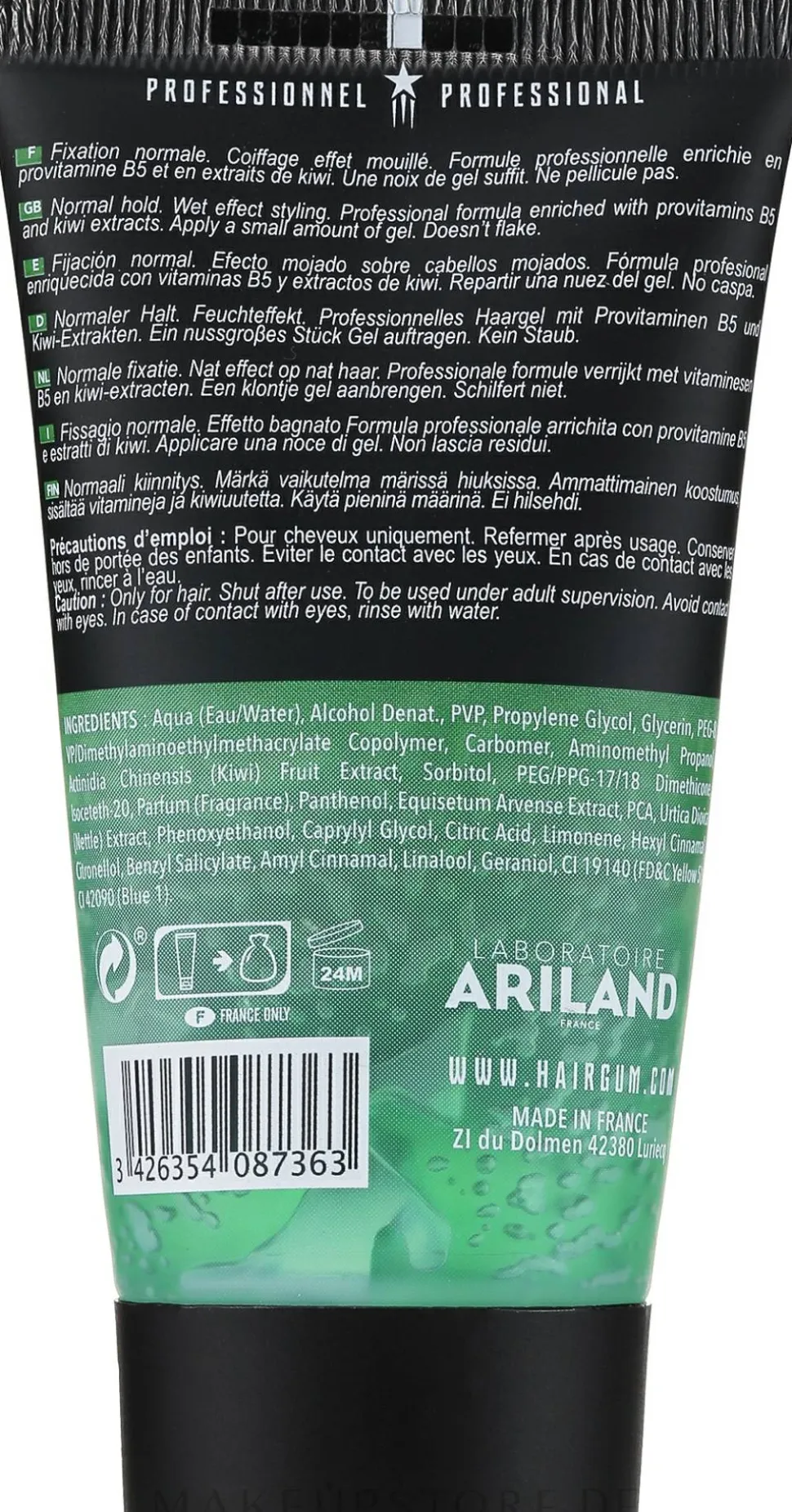 Haarstyling-Gel mit Kiwi-Extrakt