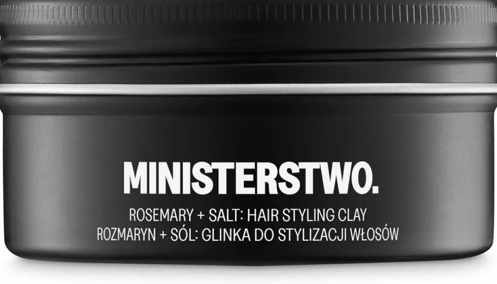 Haarstyling-Tonerde mit Rosmarin und Salz