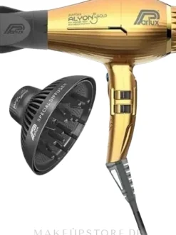 Haartrockner mit Diffusor golden