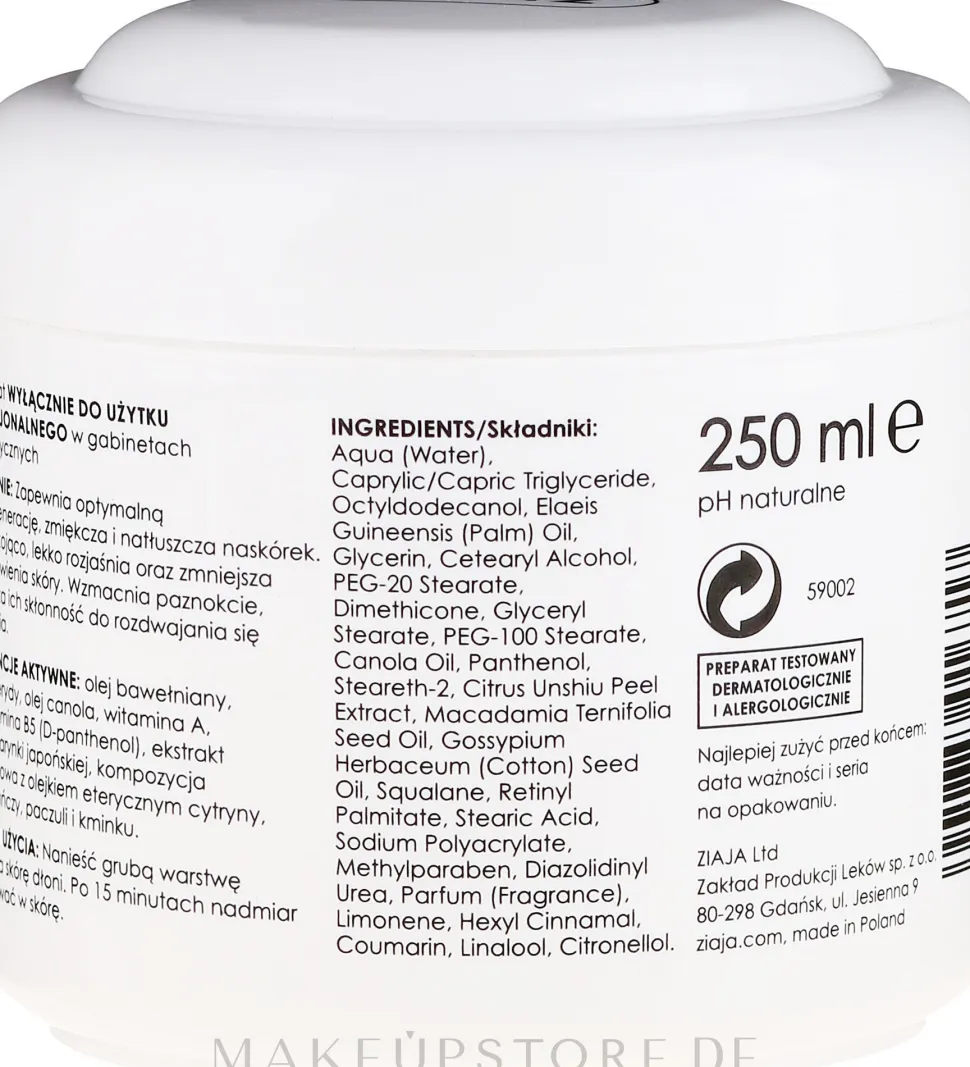 Hand- und Nagelmaske mit Rapsöl und Vitamin C