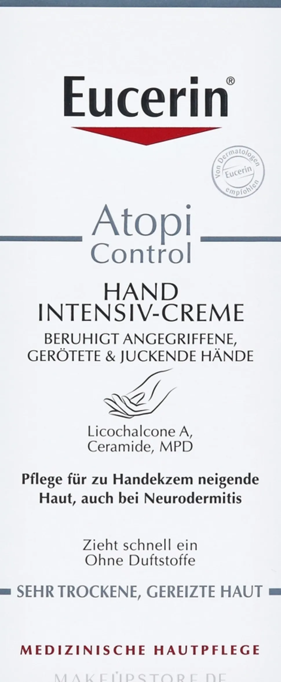 Handcreme für angegriffene, trockene, spröde Haut