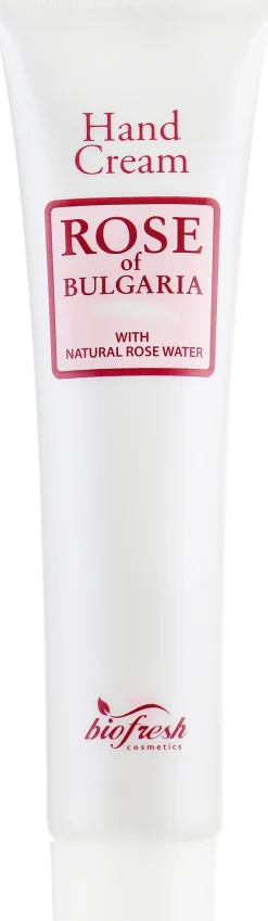 Handcreme mit natürlichem Rosenwasser