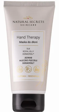 Handmaske mit Seidenproteinen