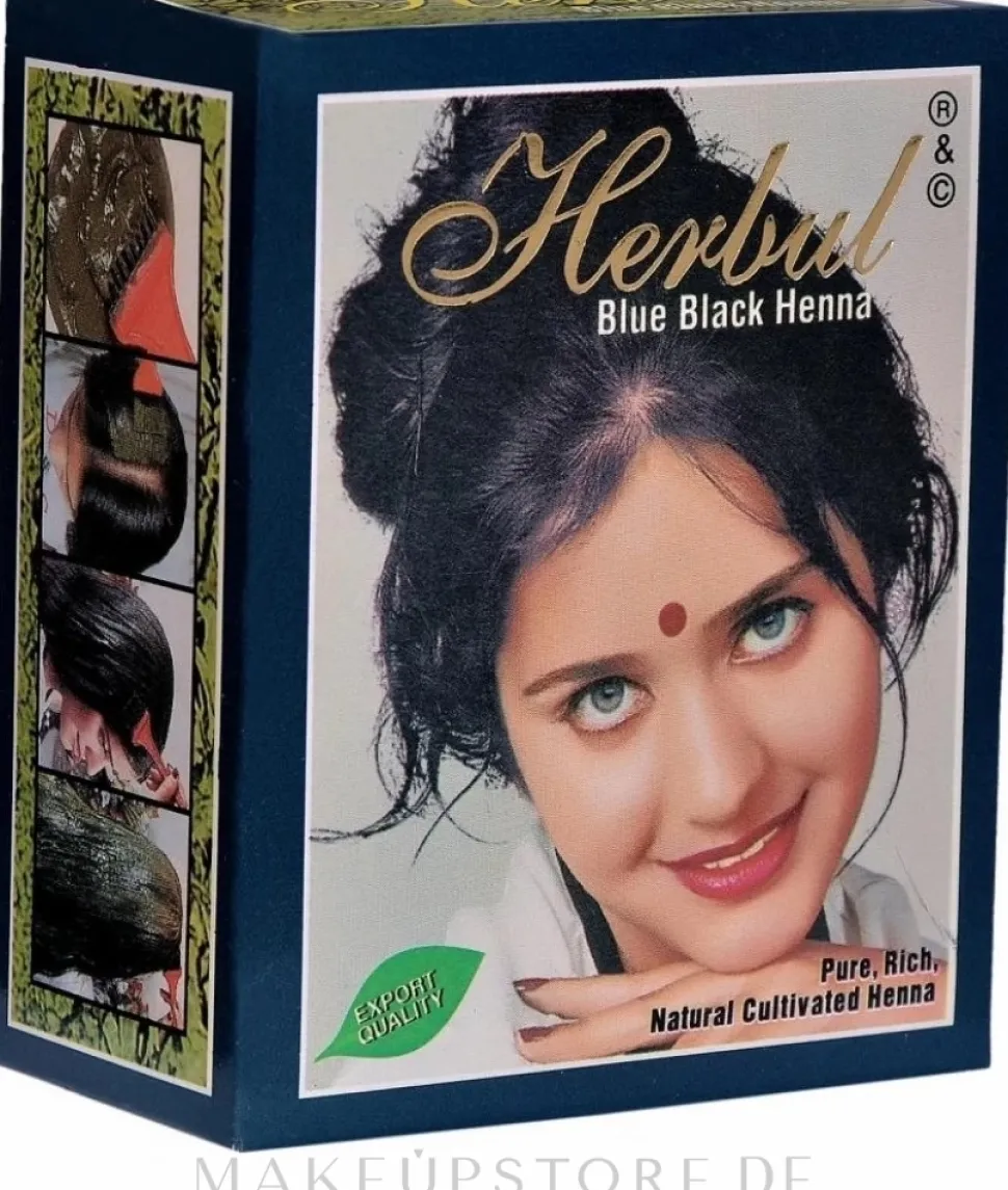 Henna für Haare blau-schwarz
