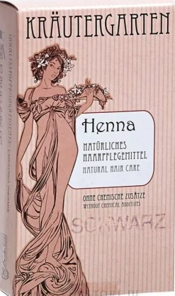 Hennapulver für schwarze Nuancen