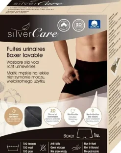 Herren-Urologische Boxershorts, schwarz