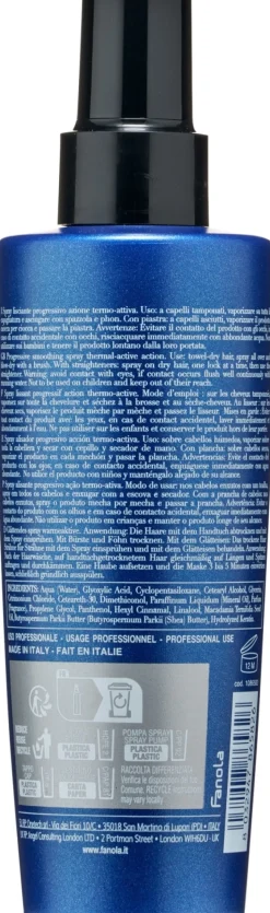 Hitzeschutzspray mit Keratin für geschädigtes Haar
