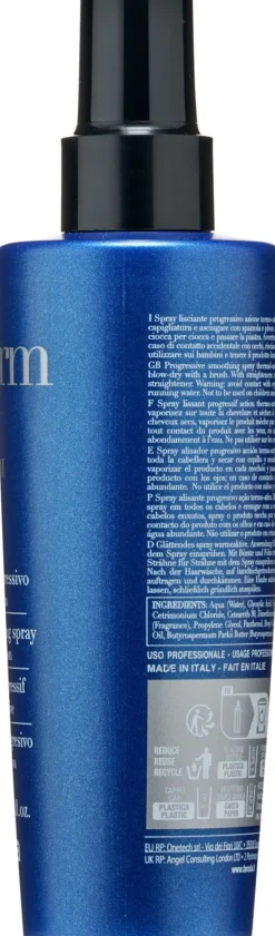 Hitzeschutzspray mit Keratin für geschädigtes Haar