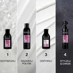 Hitzeschutzspray zum Schutz der Farbe und des Glanzes von coloriertem Haar