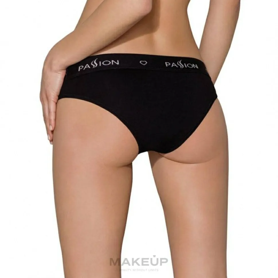 Höschen mit breitem Gummiband und Spitze PANTIES PS001 black