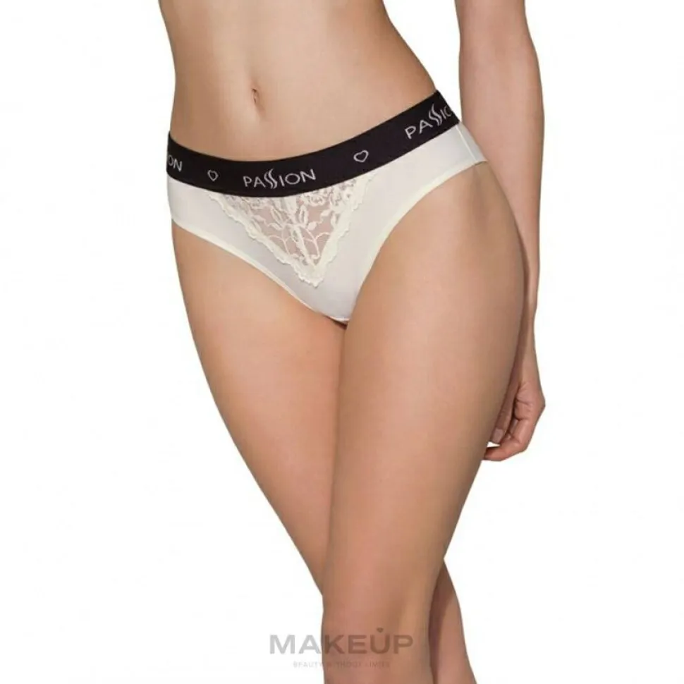 Höschen mit breitem Gummiband und Spitze PANTIES PS001 ecru