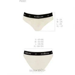 Höschen mit breitem Gummiband und Spitze PANTIES PS001 ecru