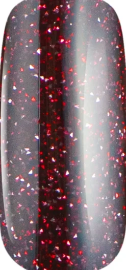 Hybrid-Nagellack mit Partikeln