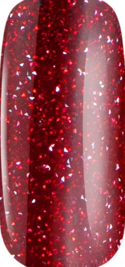 Hybrid-Nagellack mit Partikeln