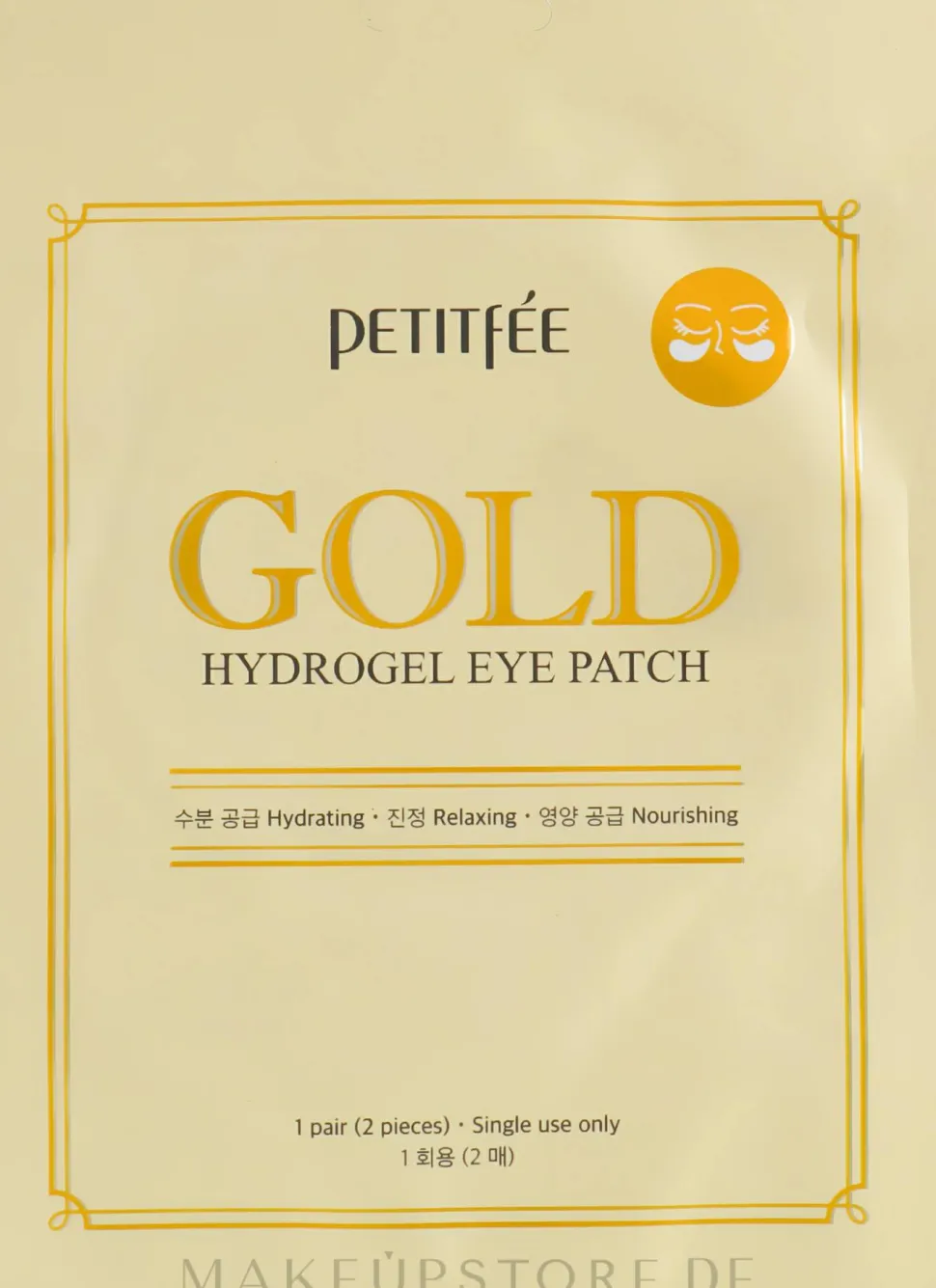 Hydrogel-Augenpatches mit Gold-Komplex