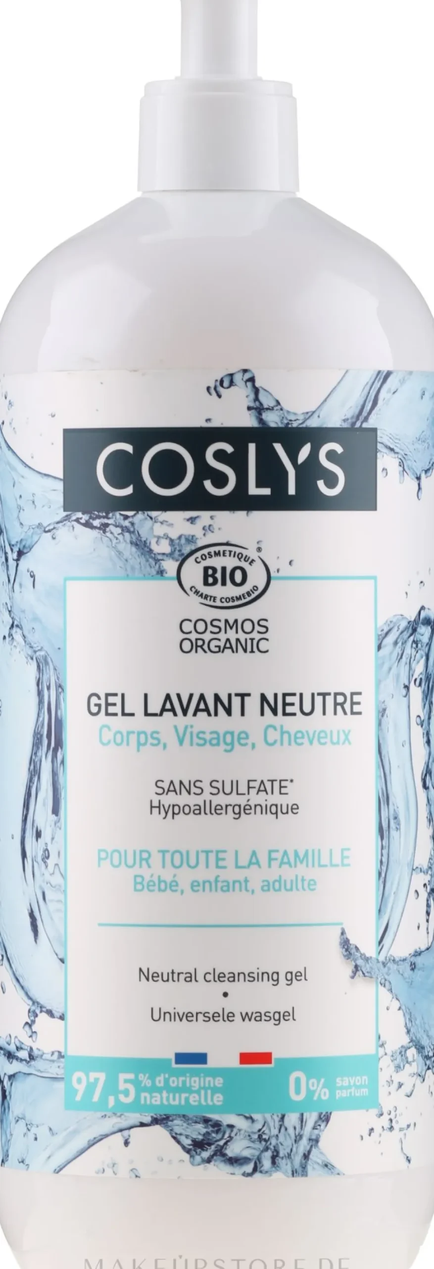 Hypoallergenes universeles Waschgel für Neugeborene, Kinder und Erwachsene